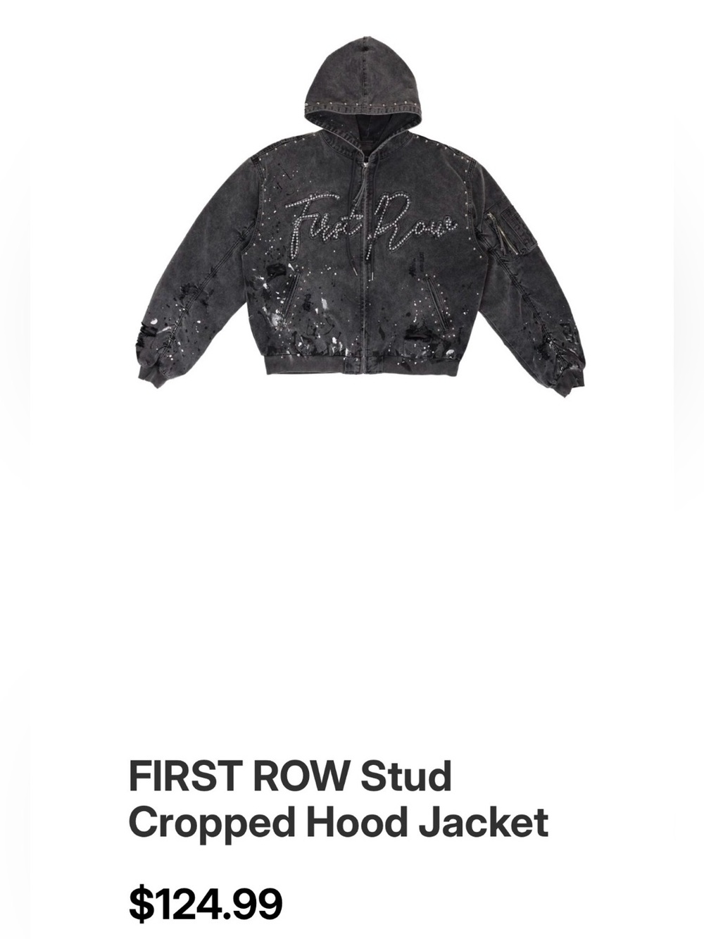 First Row men’s jacket - Picture 3 of 3
